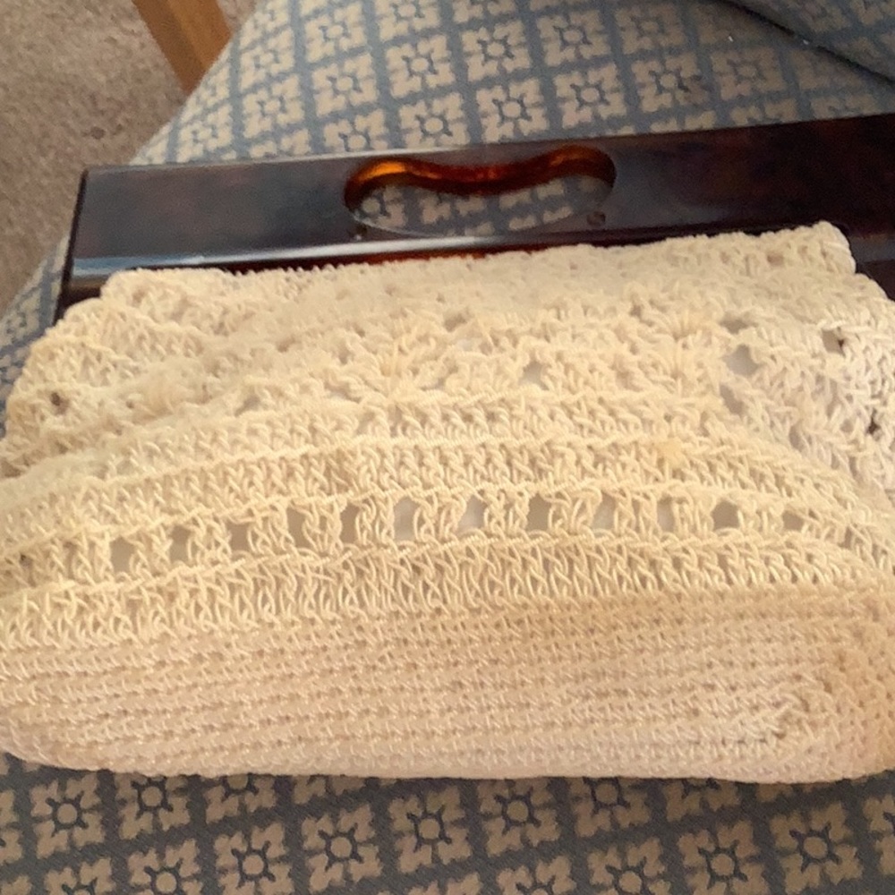 Crochet Beaded Vintage Bag 🌸🌸🌸💛💛 - Picture 7 of 12